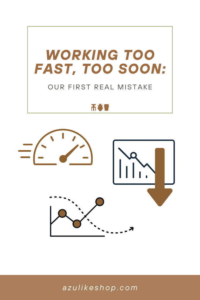 Working Too Fast, Too Soon: Our First Real Mistake