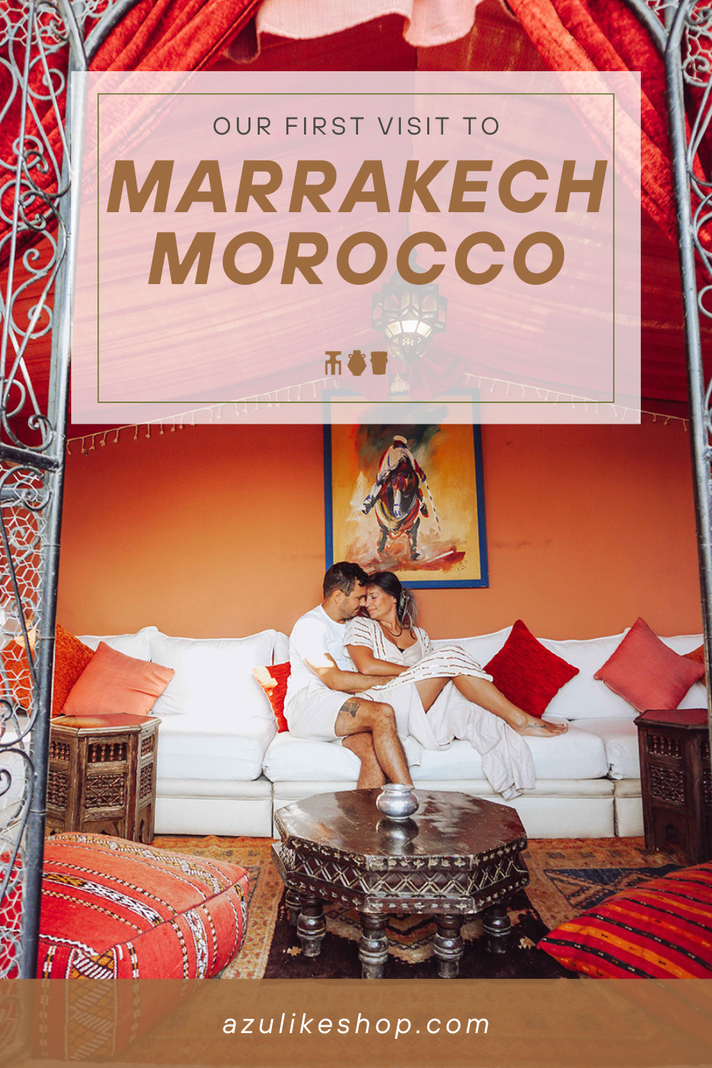 couple photo - our first visit to Morocco