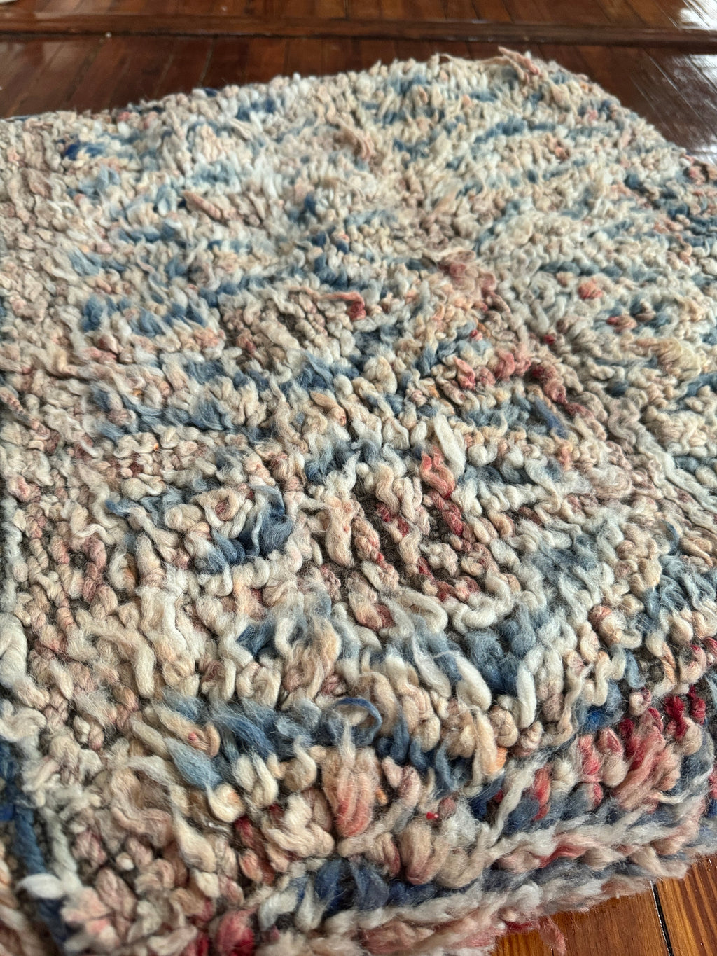 Vintage Moroccan Floor Pouf Cover - Kadin