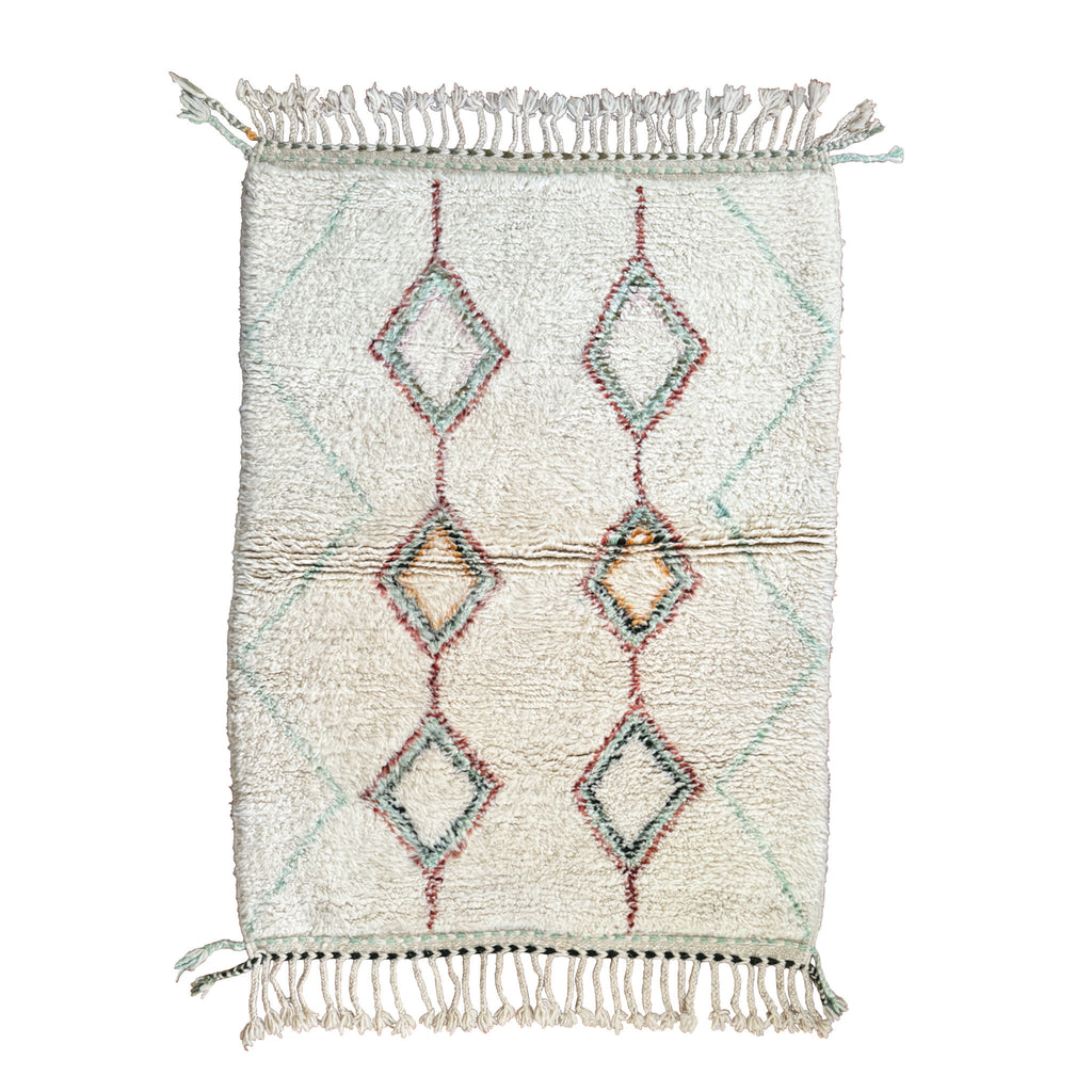 Buchra | 3 x 5 Beni Ourain Rug