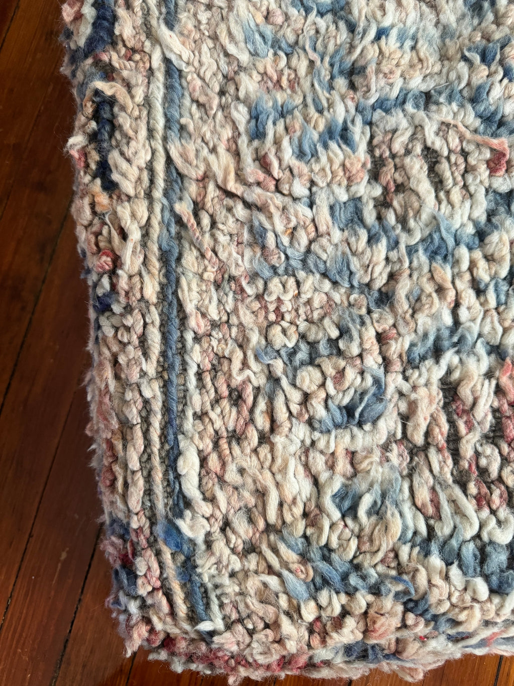 Vintage Moroccan Floor Pouf Cover - Kadin