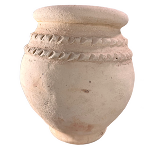 Natural terracotta Moroccan planter, handmade by artisans