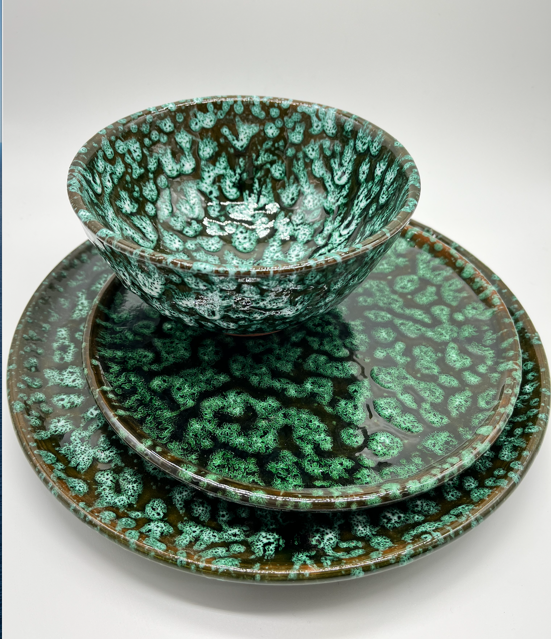 Speckled Ceramic Salad Plates