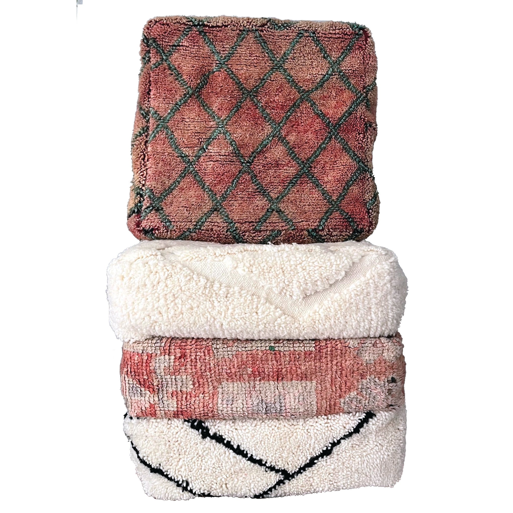 Bahi - Vintage Moroccan Floor Pouf Cover