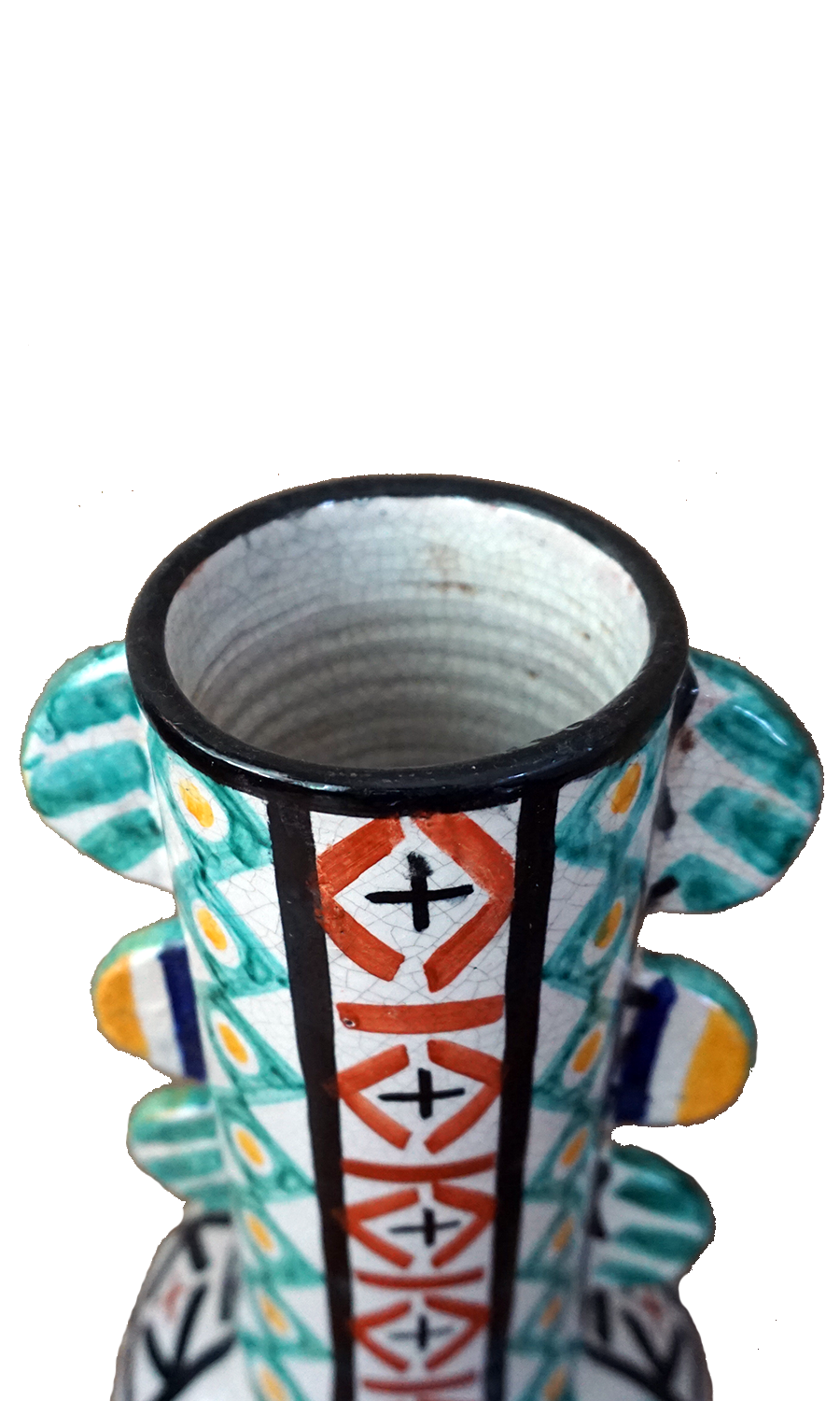 Moroccan Fez Pottery Vase