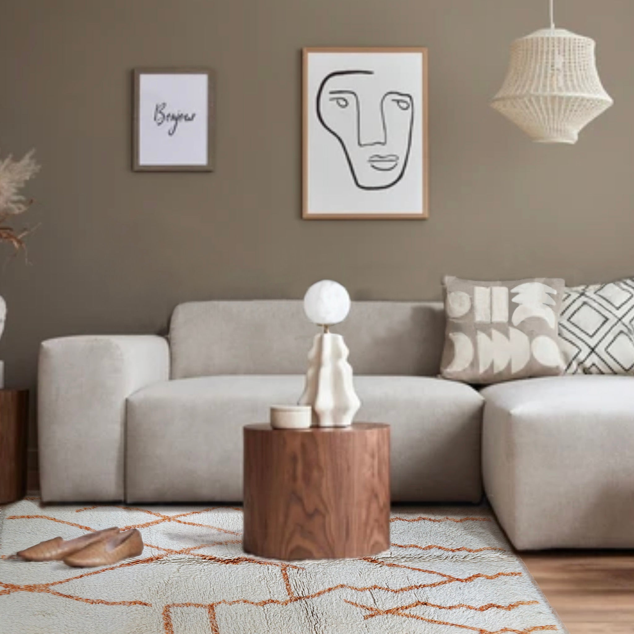 Mina | 5 x 8 Beni Ourain Rug