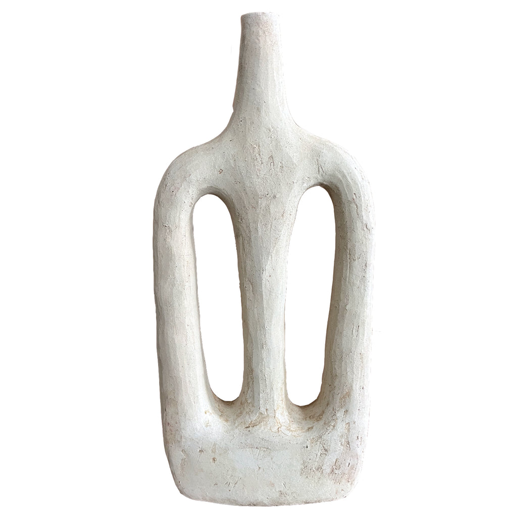 Hand-Sculpted Moroccan Clay Vessel  #7