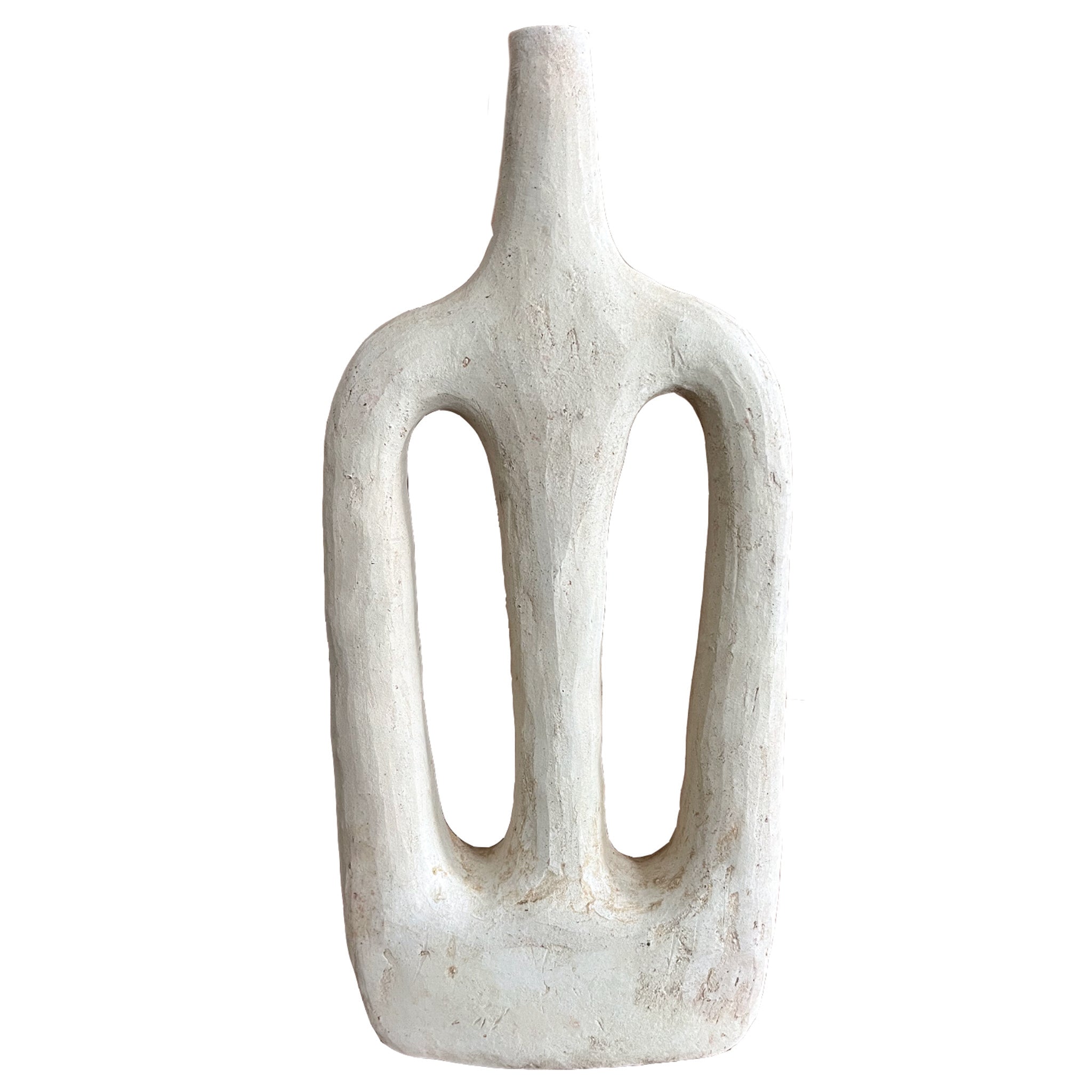 Hand-Sculpted Moroccan Clay Vessel  #7