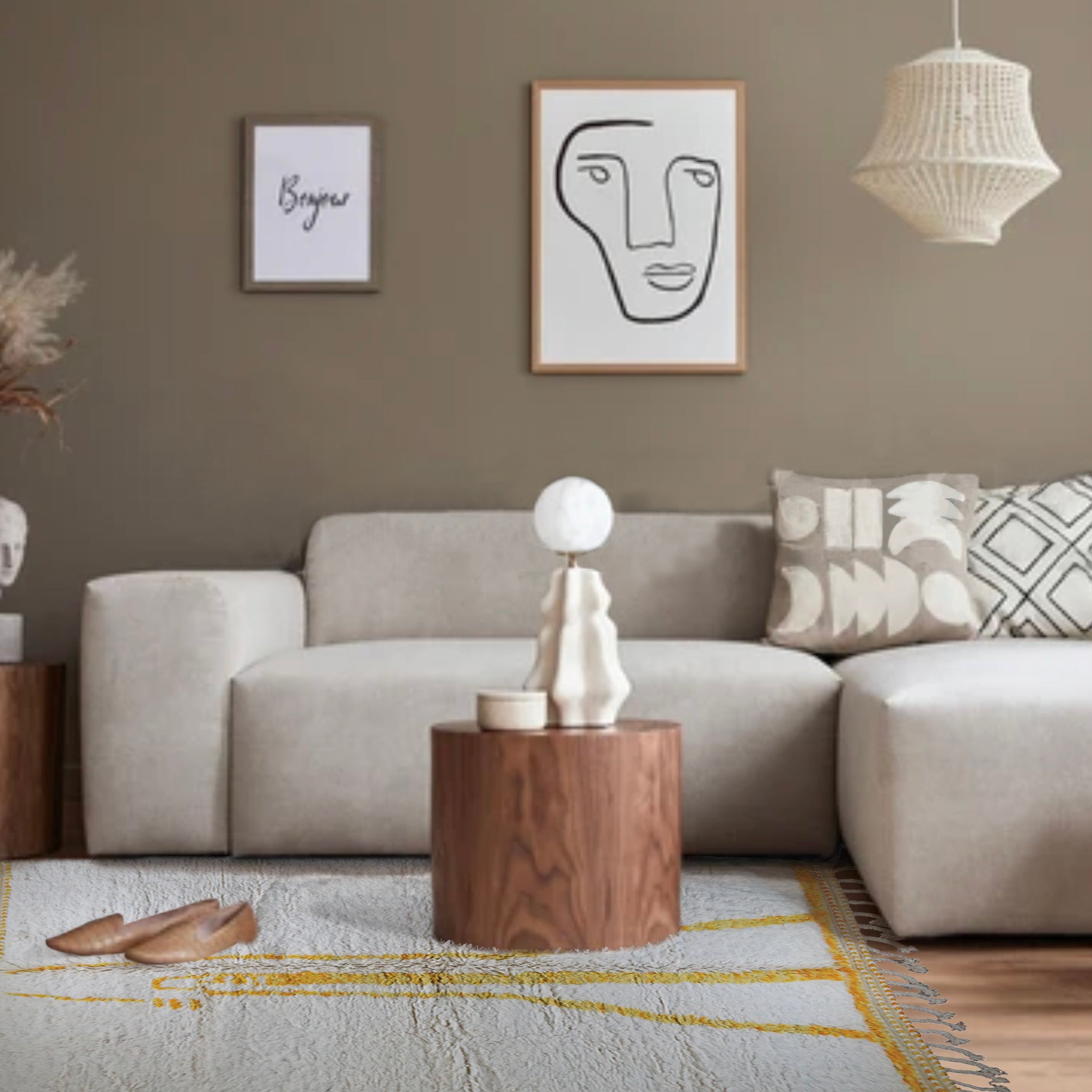 Omra | 5 x 8 Beni Ourain Rug