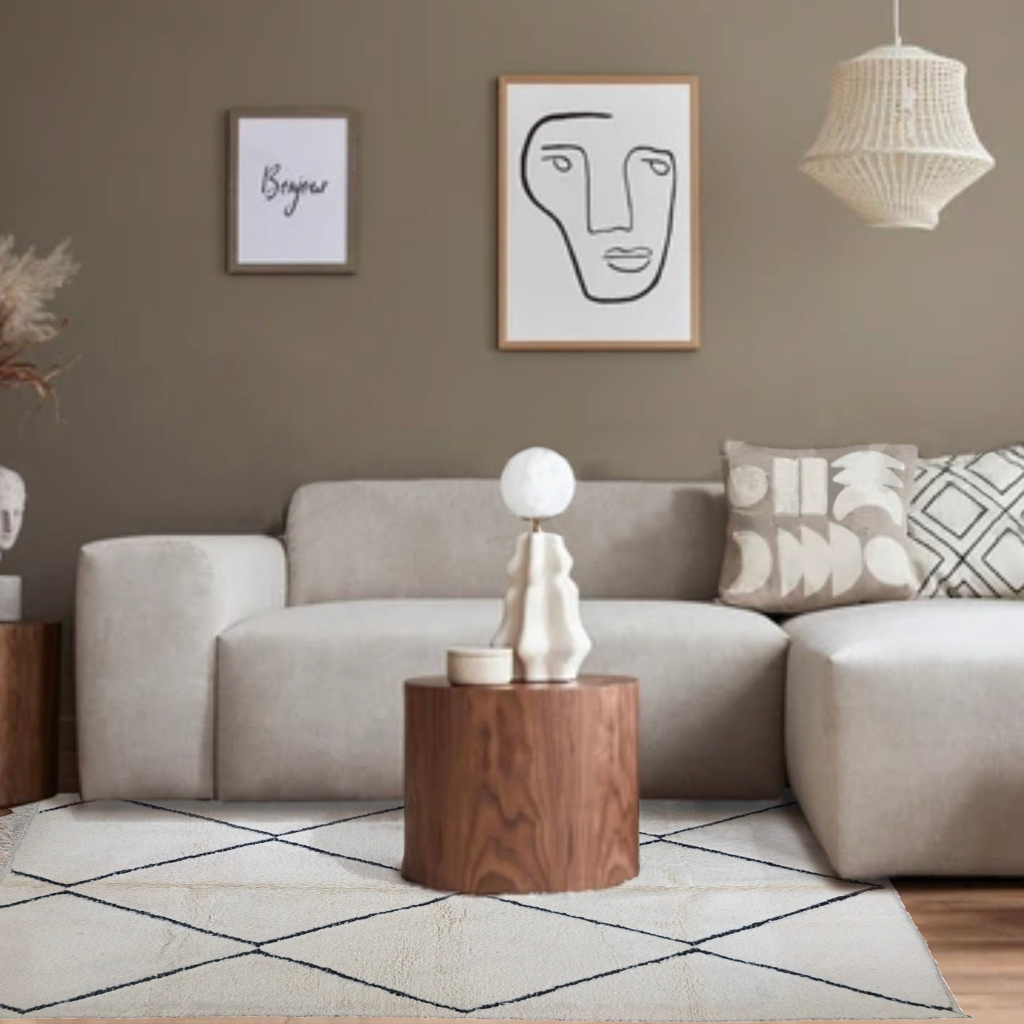 Yasmin | 5 x 8 Beni Ourain Rug