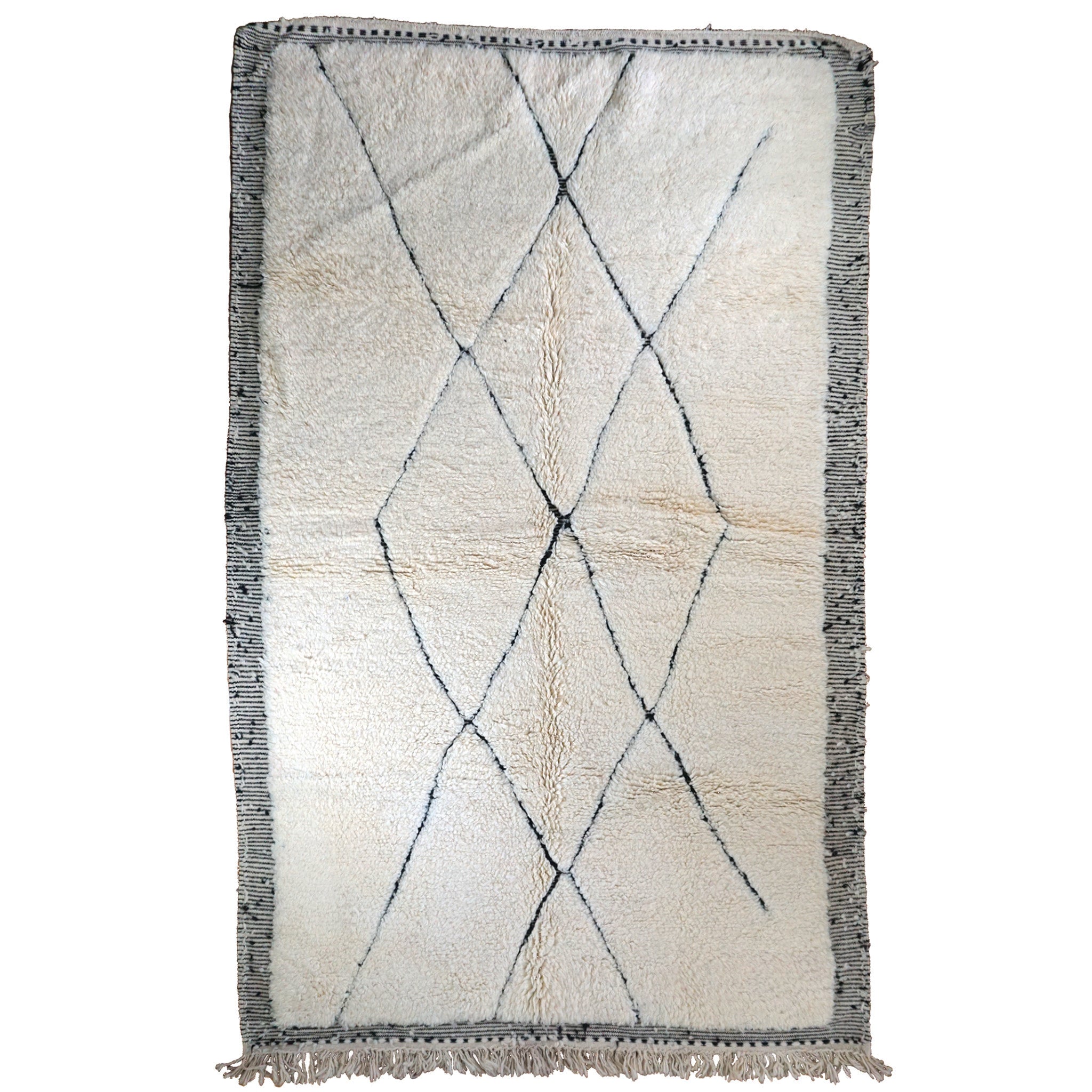 Yazza | 5 x 8 Beni Ourain Rug