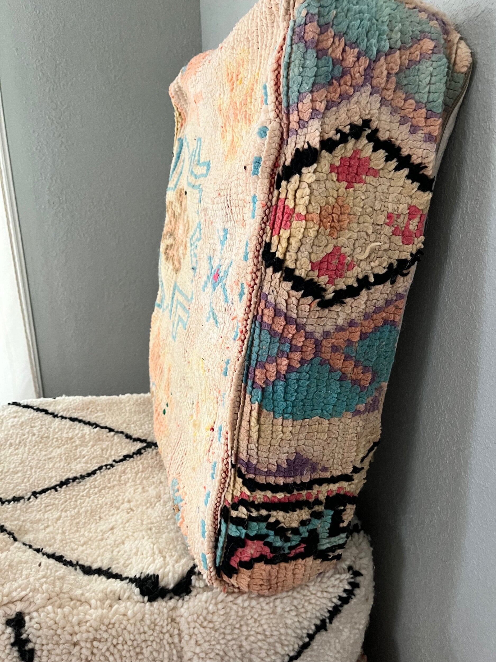 Halim - Vintage Pouf Cover}