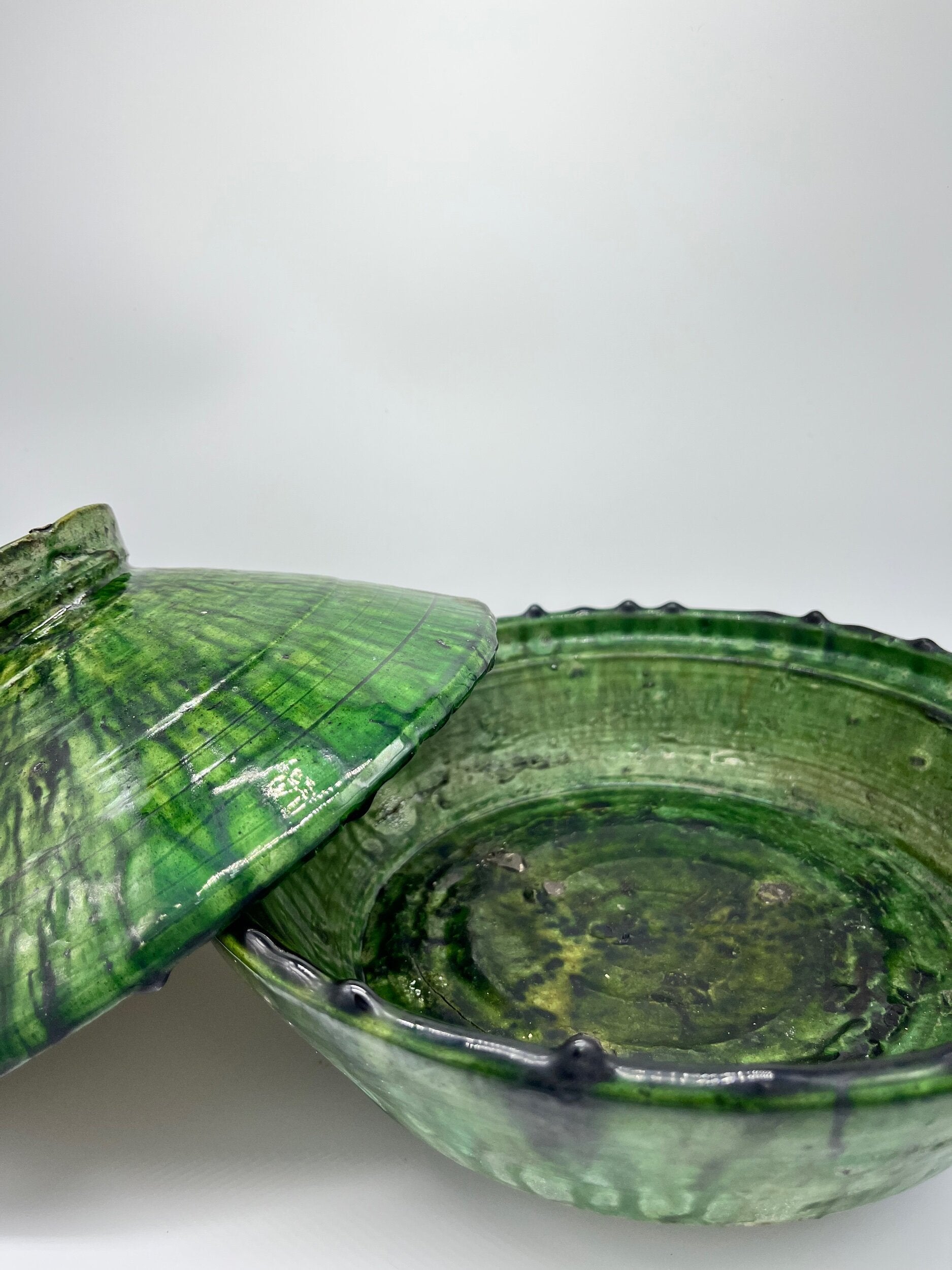 Green Tamegroute Service Tagine}