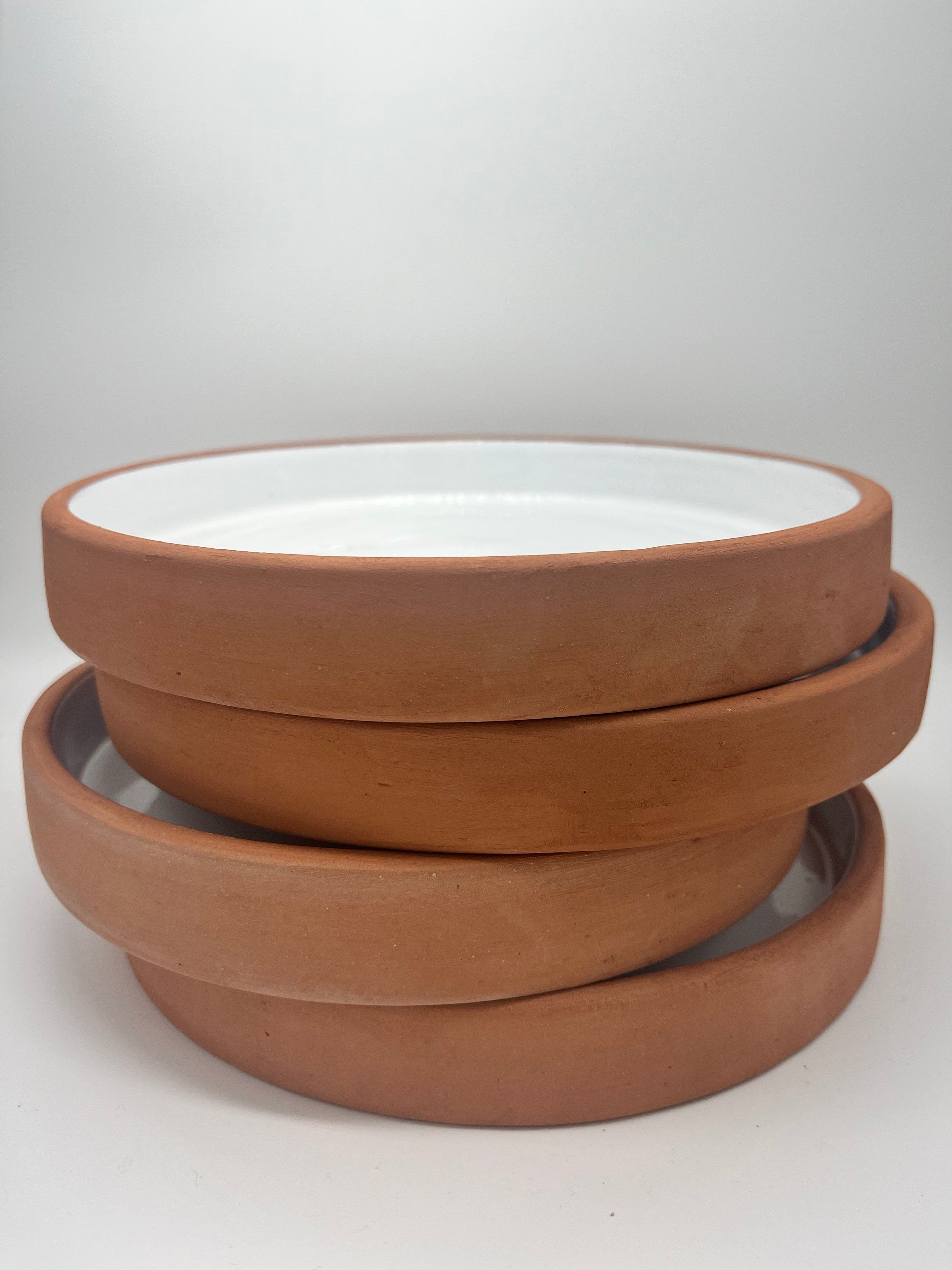 White and Terracotta Dishes}