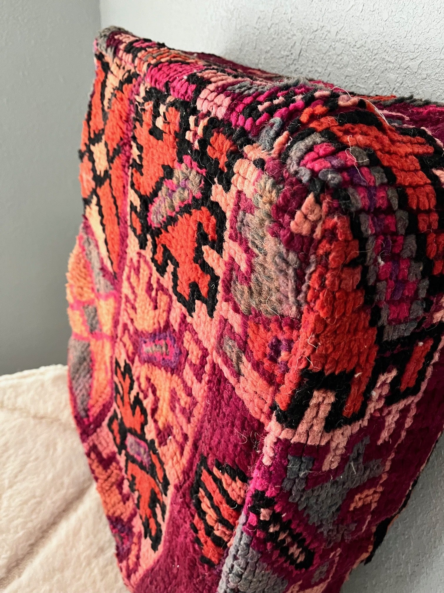 Chadi - Vintage Moroccan Pouf Cover