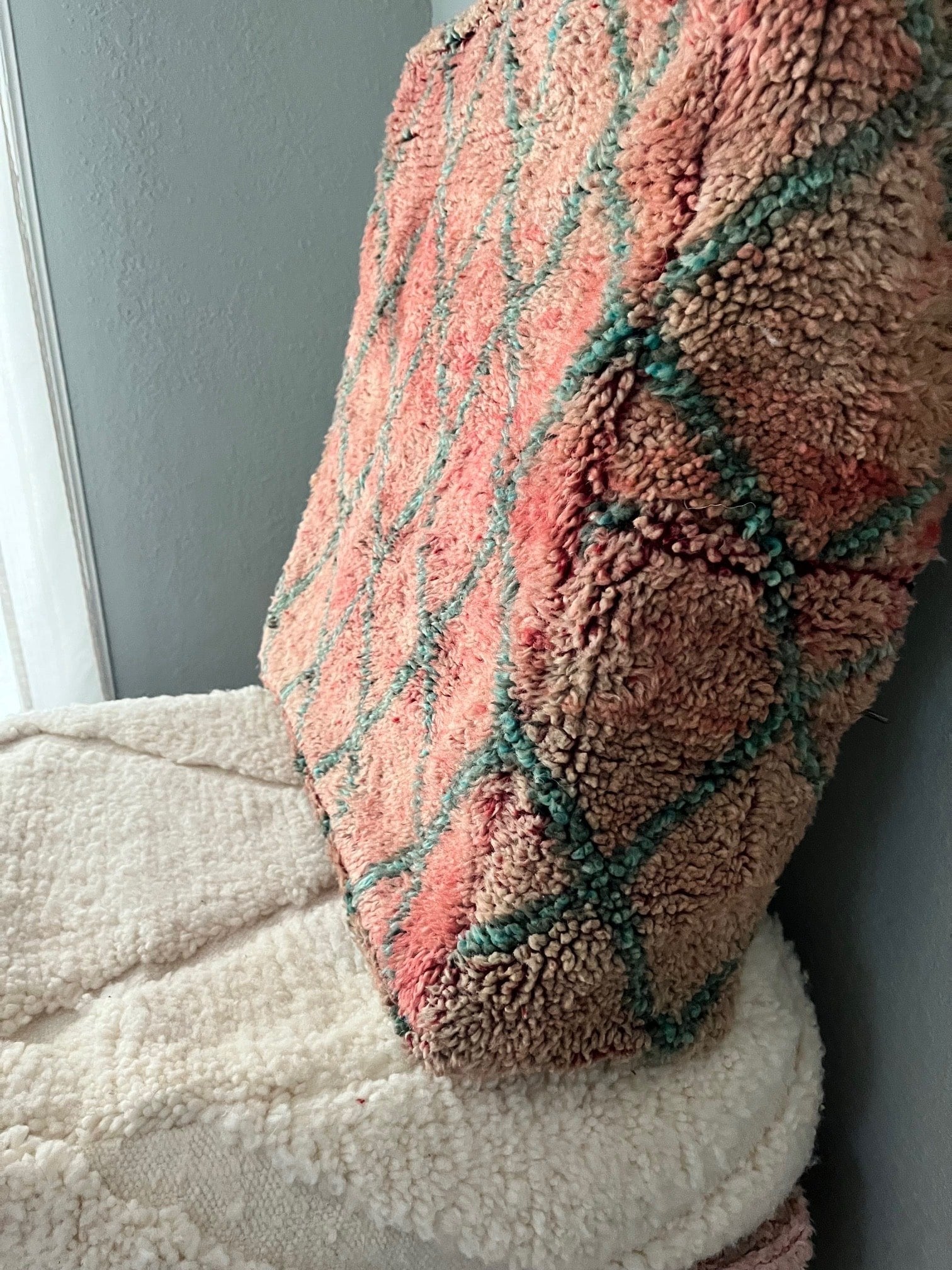 Bahi - Vintage Moroccan Floor Pouf Cover